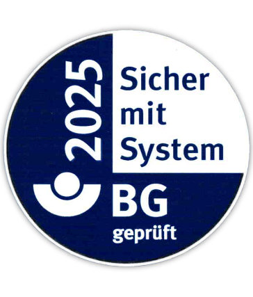 Sicher mit System - 2025 -BG geprüfz